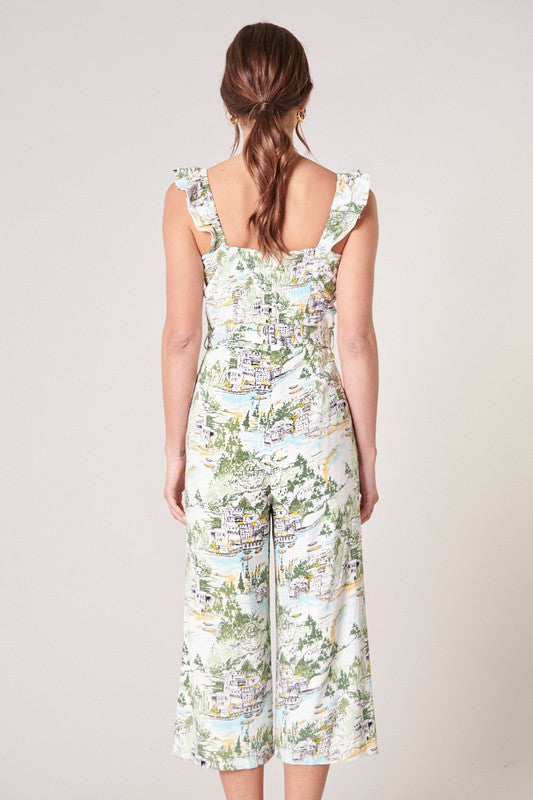 TRUTH BE TOILE JUMPSUIT