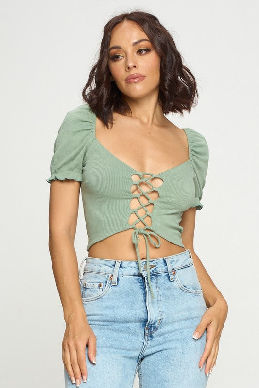 CROSS MY HEART TOP