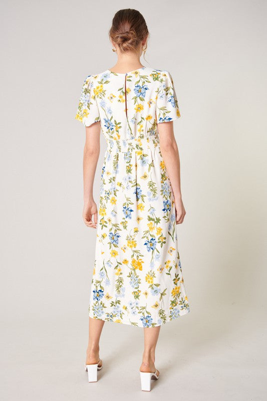 STOLEN MOMENTS MIDI DRESS