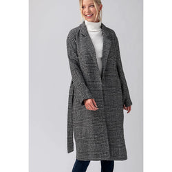 PIPPA PLAID OVERCOAT